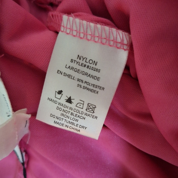 Women's Nylon Apparel Fuchsia Pink Spotlight Stealer Rhinestone Skort Mini Skirt - Picture 9 of 10